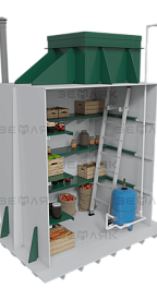 Погреб-Кессон Земляк 3000х2000 (муфта 133) – фото 1 | СТРОЭКОС